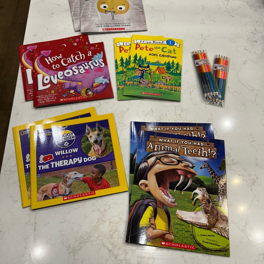 Scholastic Colorful Kids' Book Collection